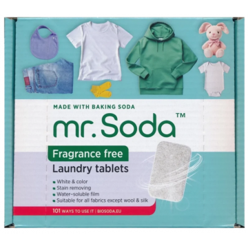 Mr. Soda skalbinių tabletės...