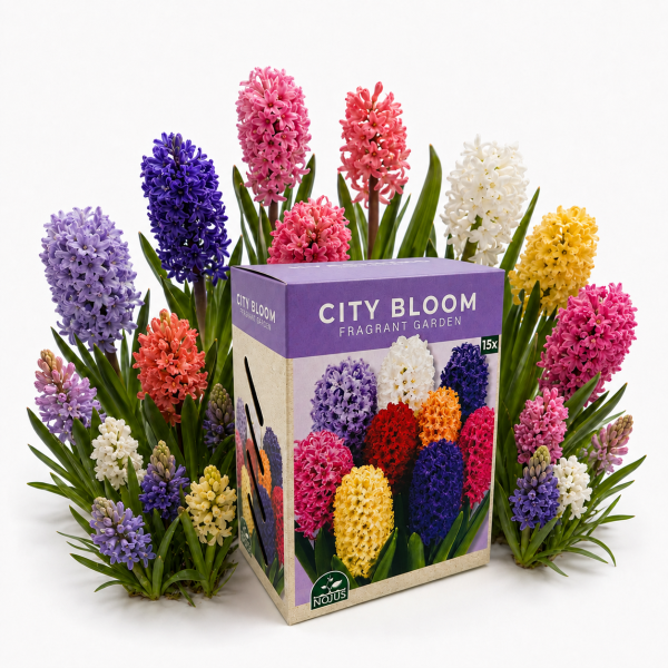 Miesto žiedai hiacintų svogūnėlių rinkinys „Fragrant Garden“ 20 sv.