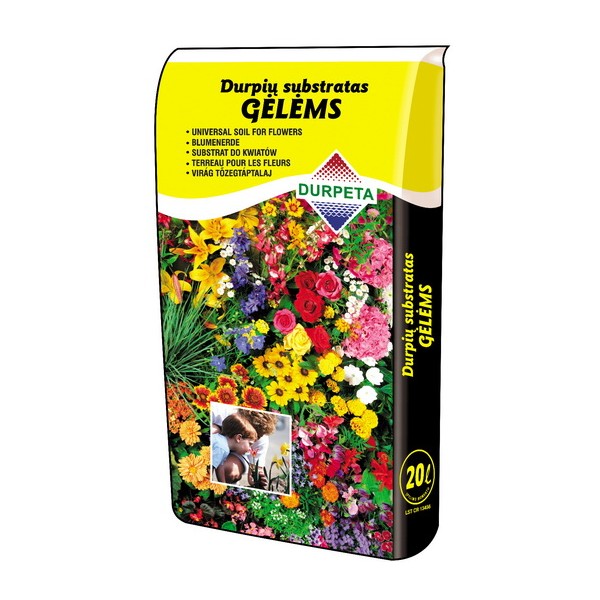 DURPIŲ SUBSTRATAS GĖLĖMS (20 L)