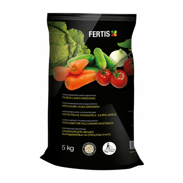 FERTIS KOMPLEKSINĖS TRĄŠOS LAUKO DARŽOVĖMS 5KG