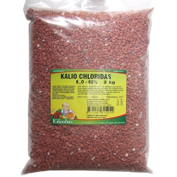 KALIO CHLORIDAS 2 kg